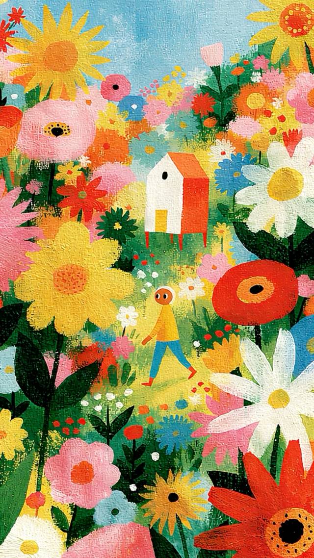 Bloom House wallpaper artwork
