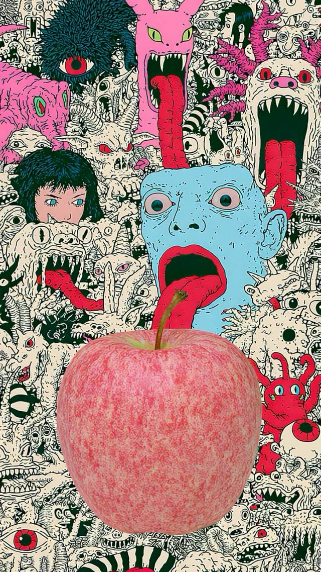 Apple Touch wallpaper artwork