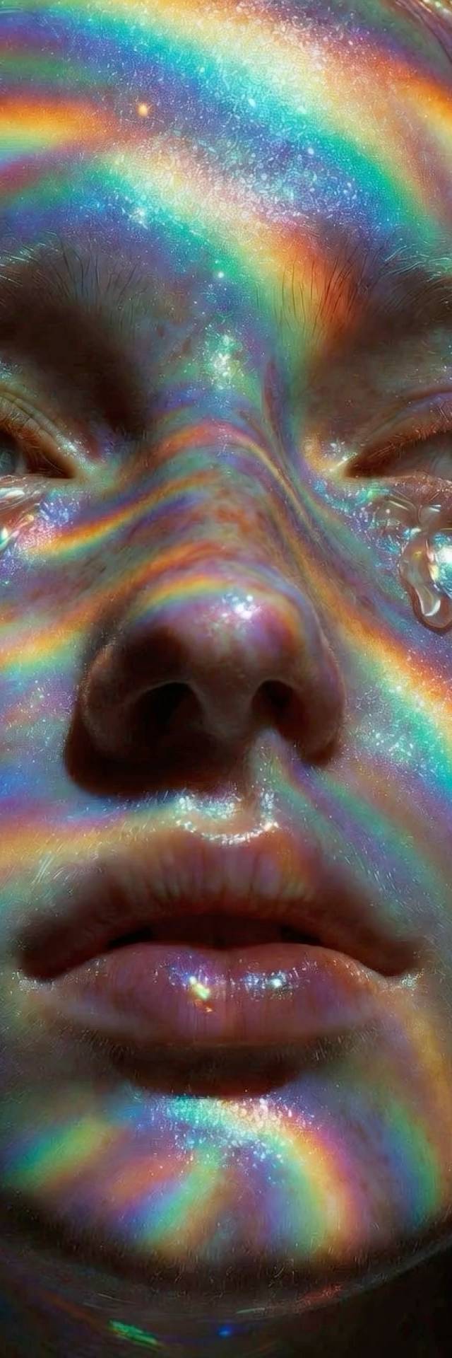 Tearlit Gaze wallpaper artwork