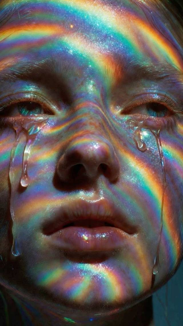 Tearlit Gaze wallpaper artwork