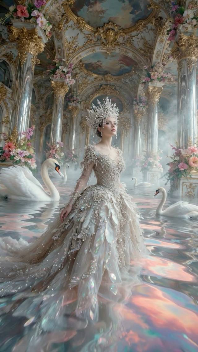 Swan Hall wallpaper artwork