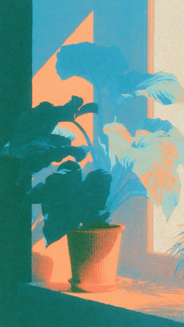 Triangle Morning wallpaper artwork