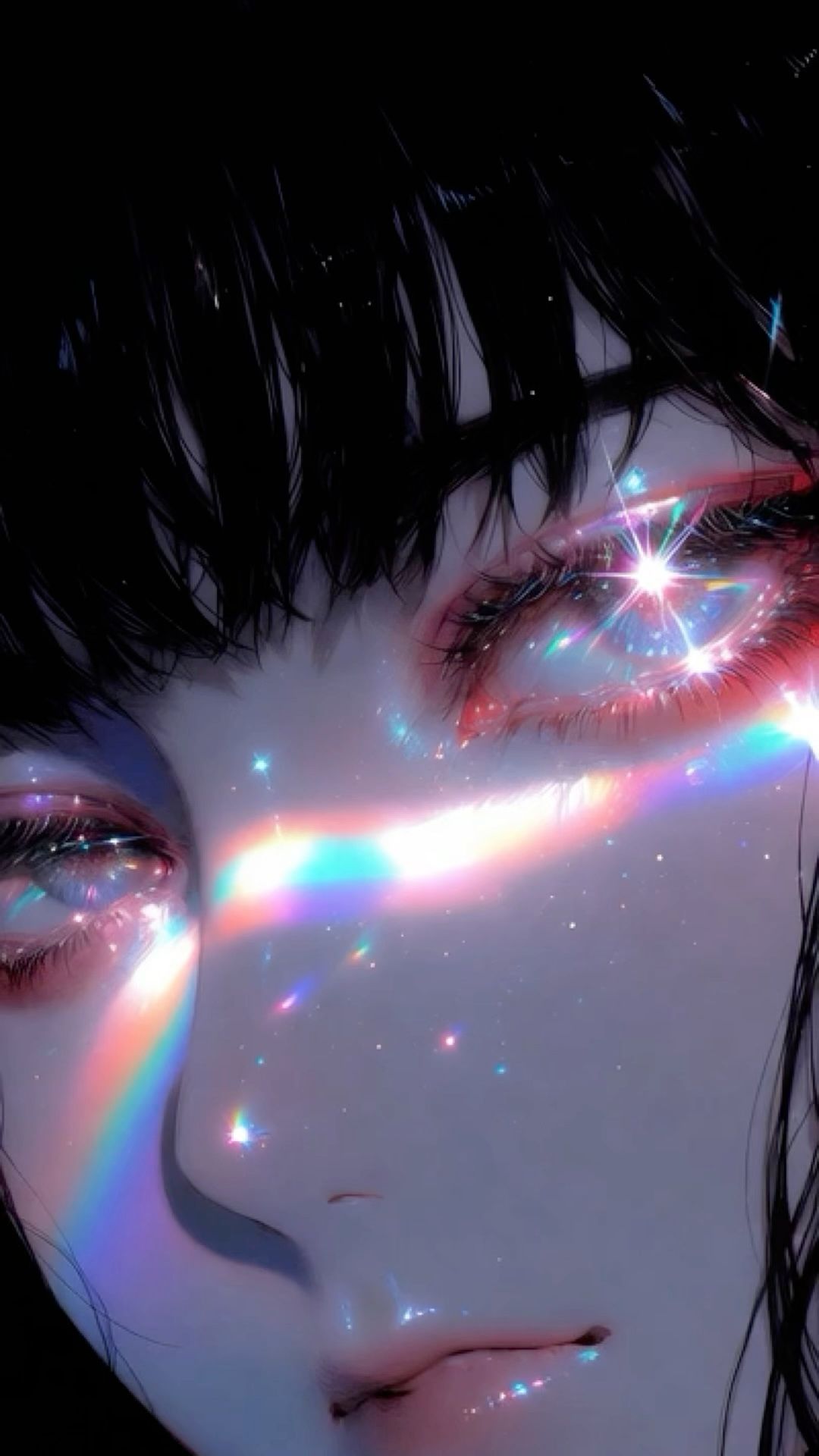 Rainbow Eyes wallpaper artwork
