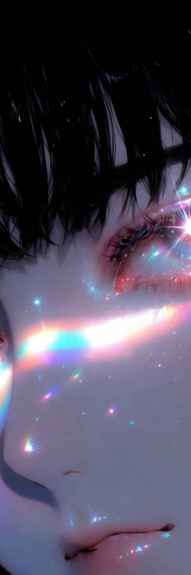 Rainbow Eyes wallpaper artwork