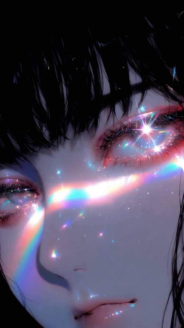 Rainbow Eyes wallpaper artwork