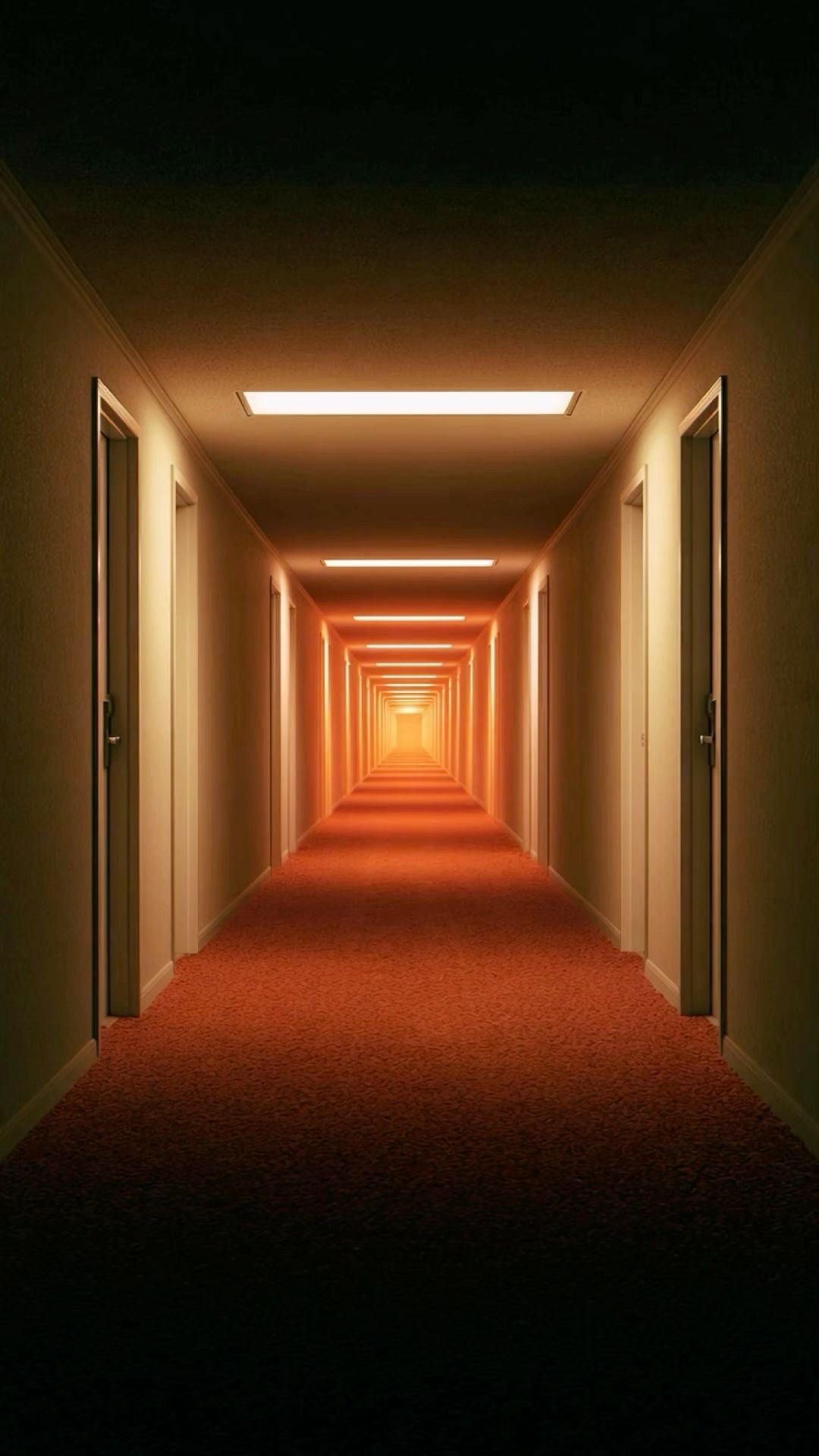 Red Corridor wallpaper artwork