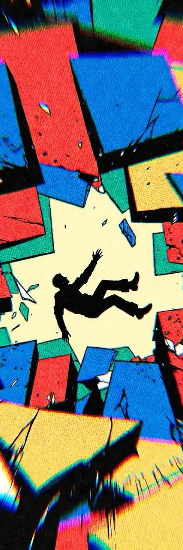 Falling Blocks wallpaper artwork