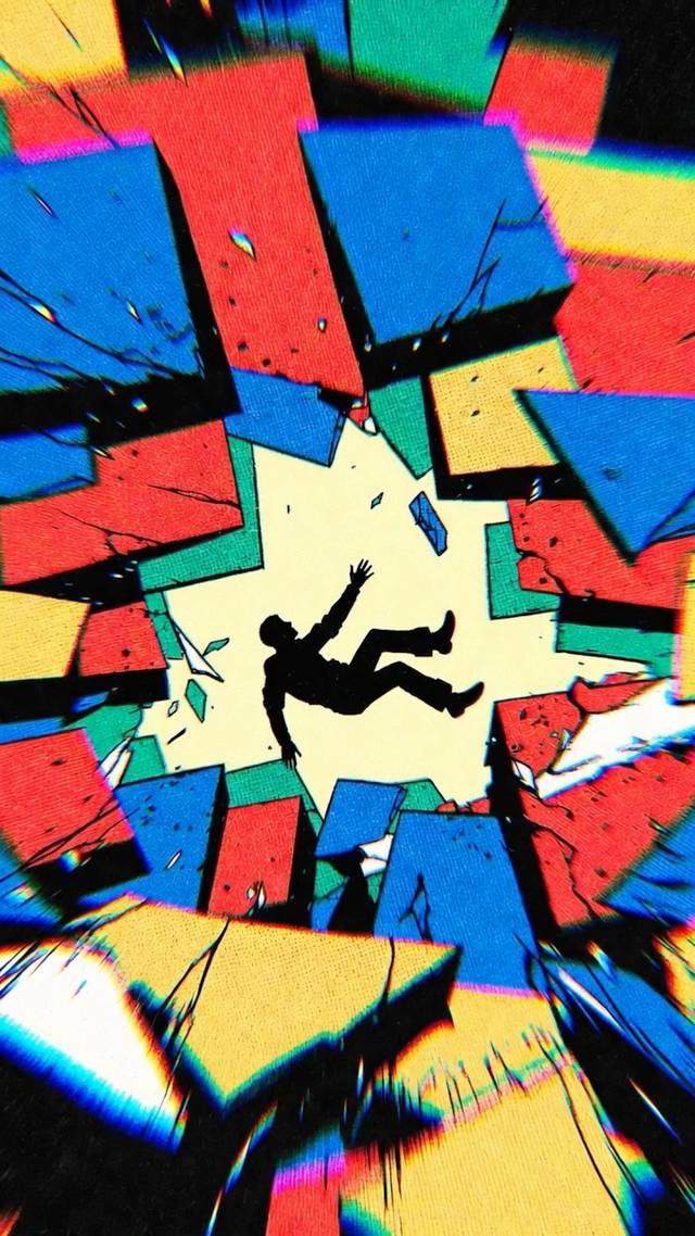 Falling Blocks wallpaper artwork
