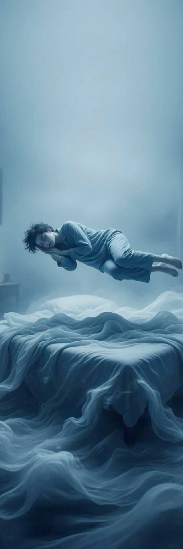 Floating Bedroom wallpaper artwork