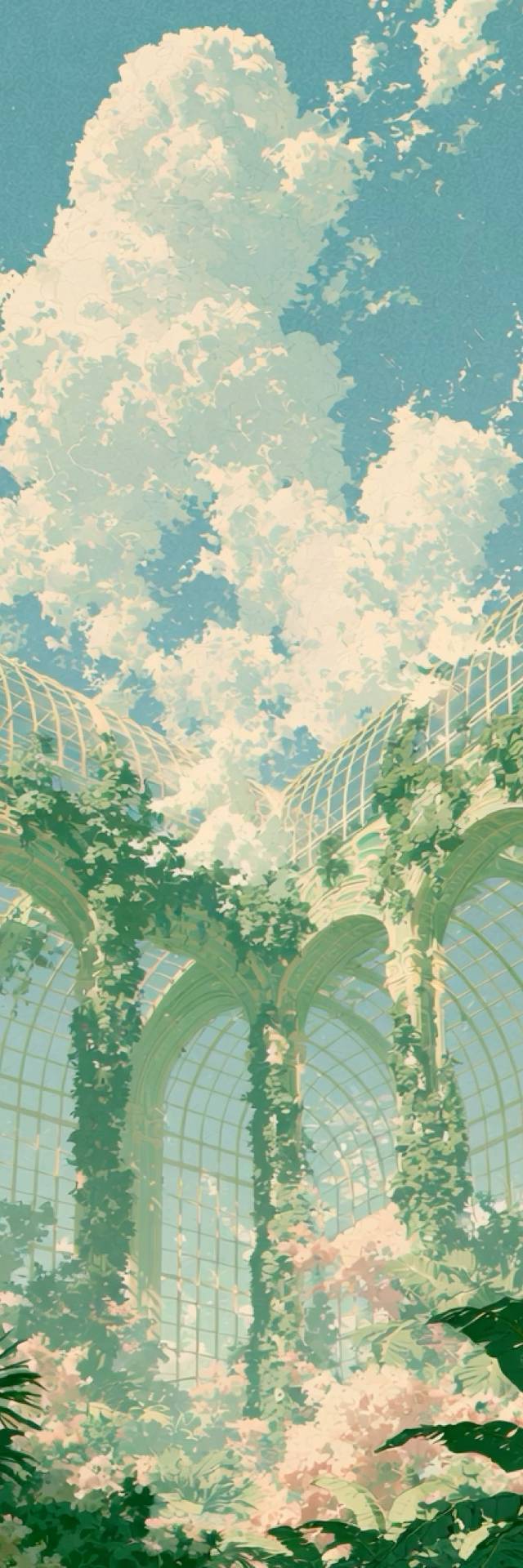 Garden Passage wallpaper artwork
