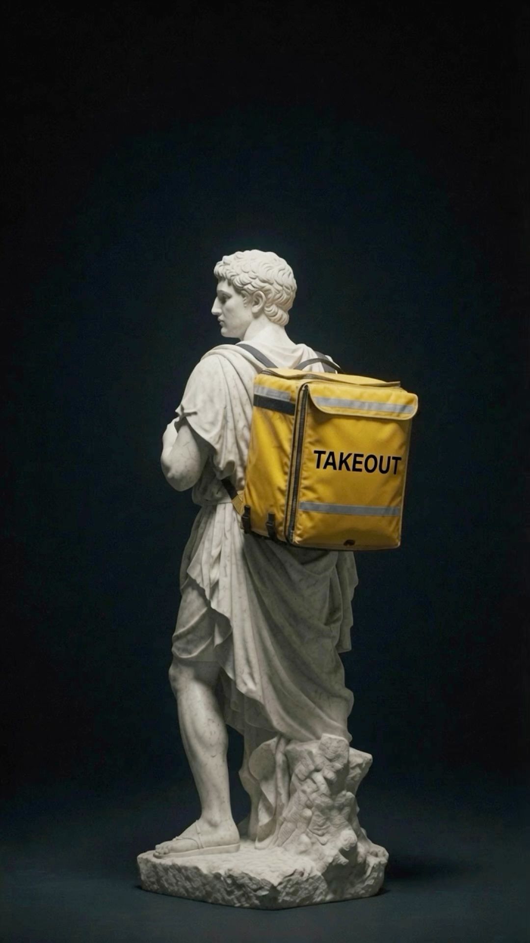 Delivery Statue wallpaper artwork