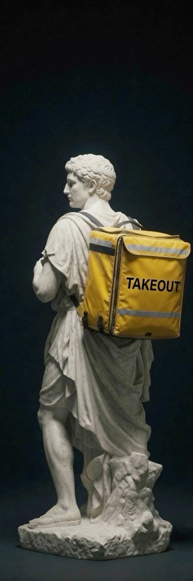 Delivery Statue wallpaper artwork