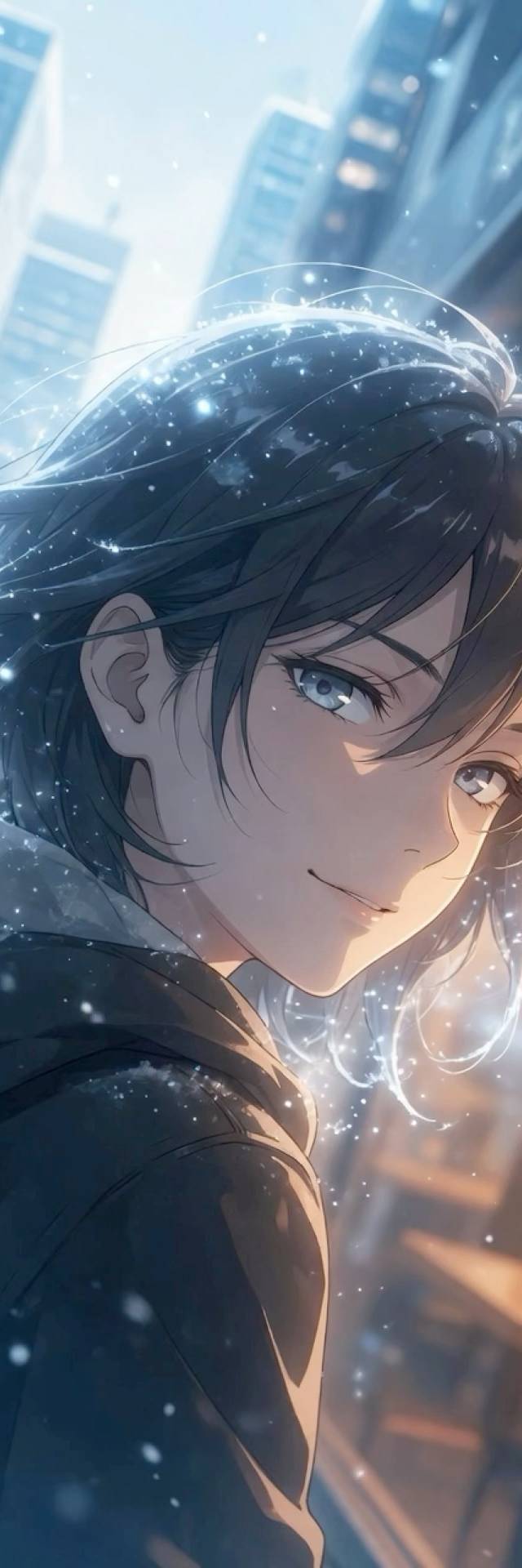 Snow Window wallpaper artwork