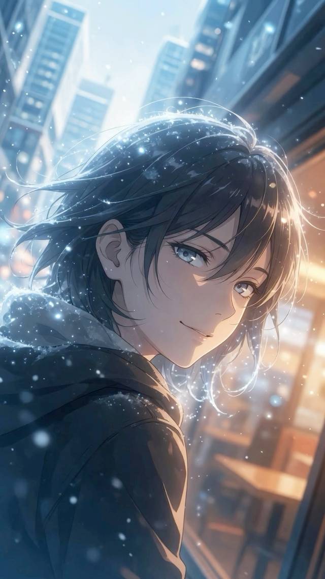 Snow Window wallpaper artwork