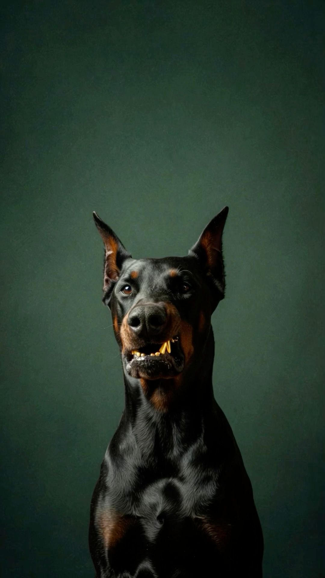 Doberman Stare wallpaper artwork