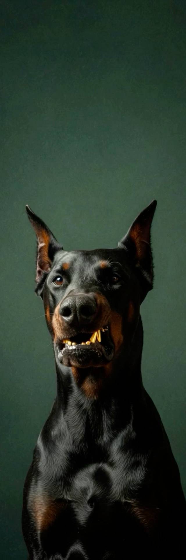 Doberman Stare wallpaper artwork