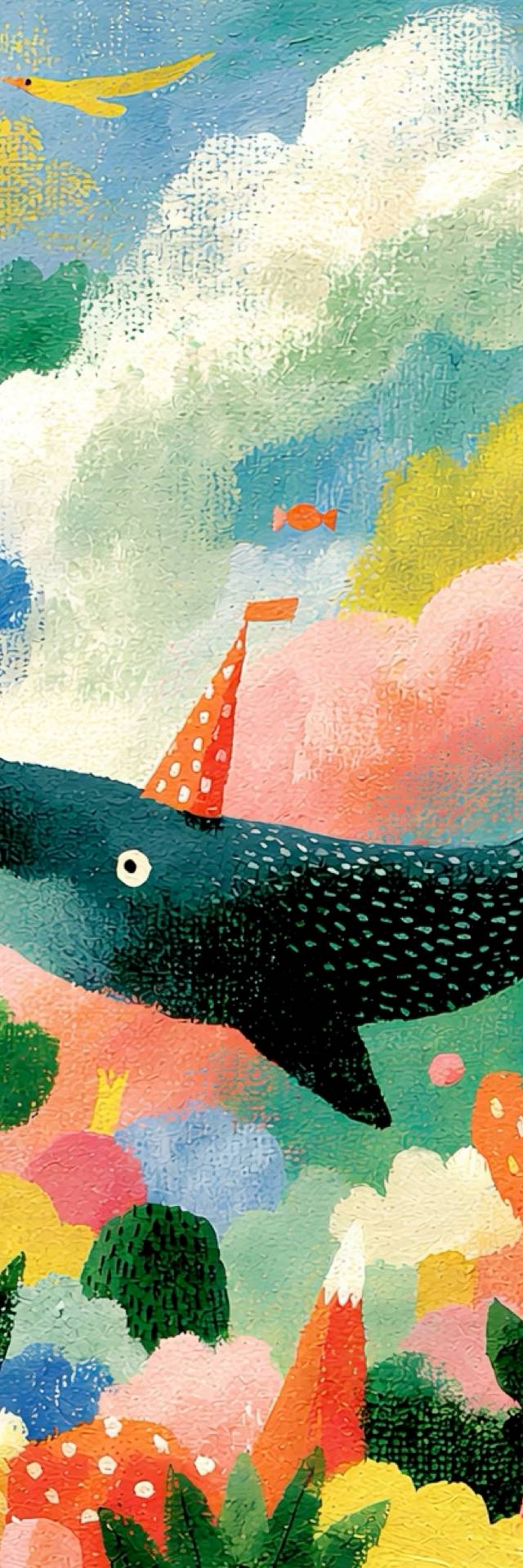 Cloudsea Whale wallpaper artwork