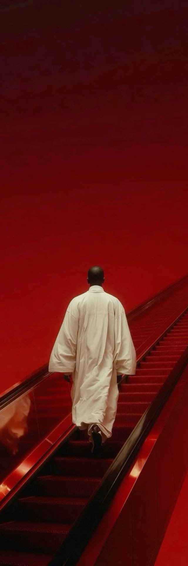 Red Stairway wallpaper artwork
