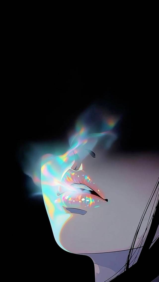 Iridescent Smoke wallpaper artwork