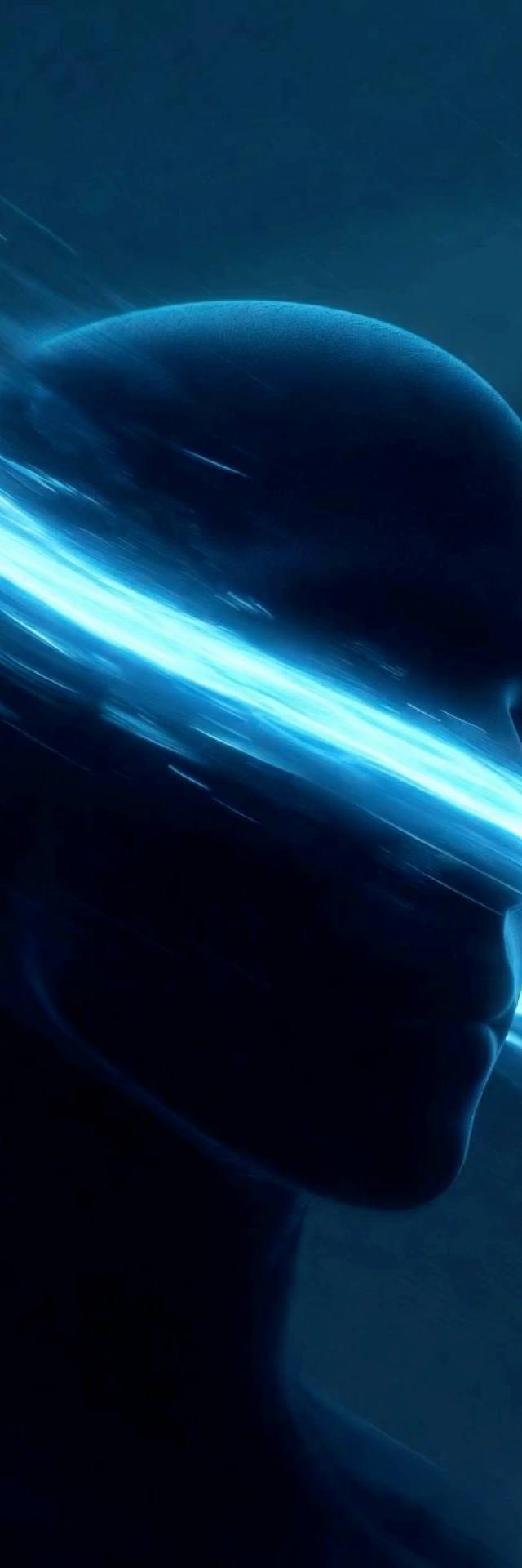 Receding Blue wallpaper artwork