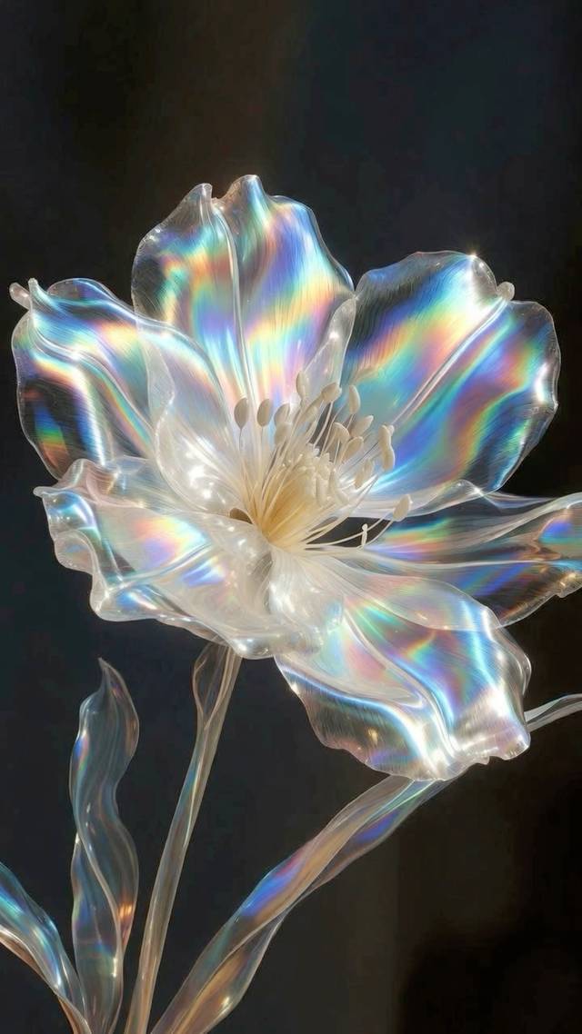 Glass in Bloom wallpaper artwork