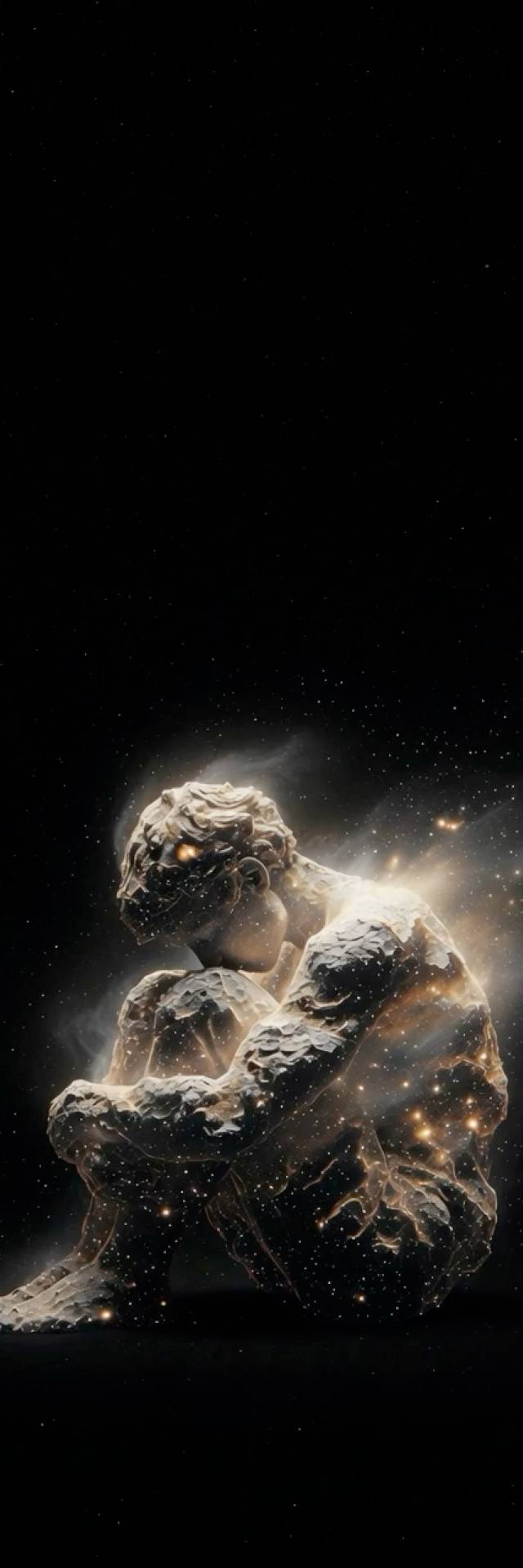 Gold Dust Embrace wallpaper artwork