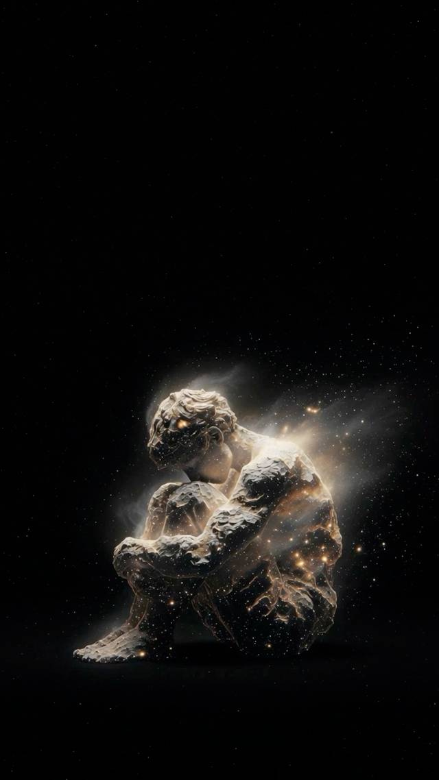 Gold Dust Embrace wallpaper artwork