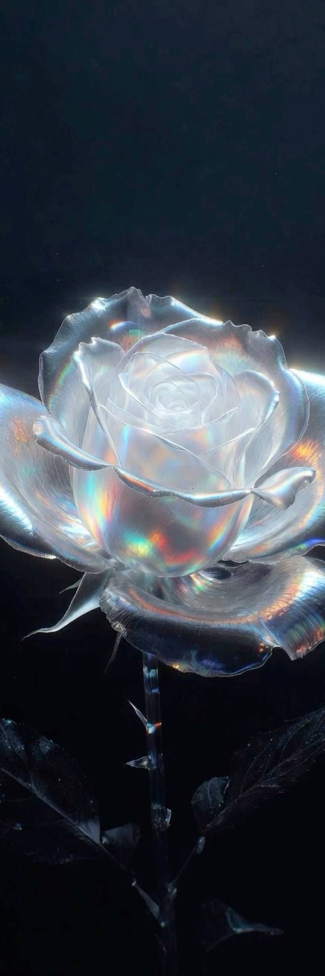 Closing Glass Bloom wallpaper artwork