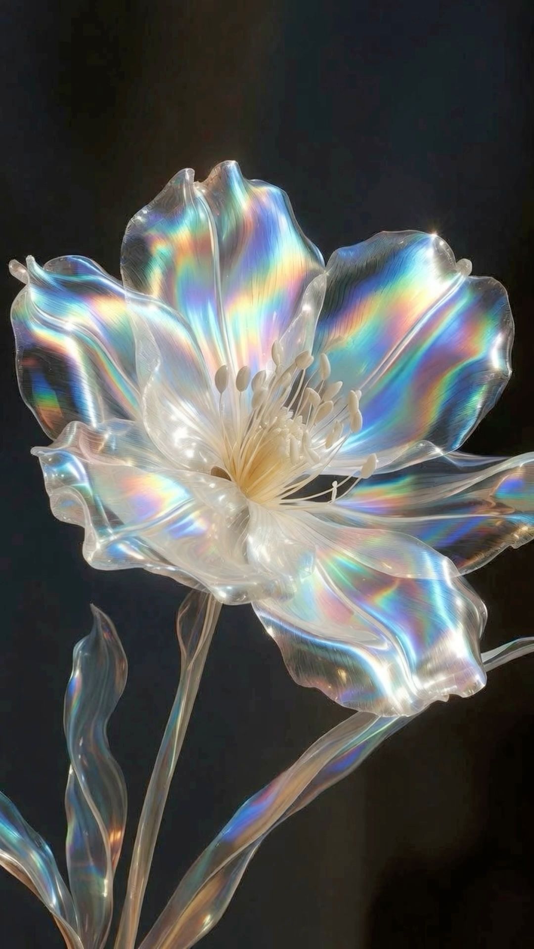 Glass Petals wallpaper artwork
