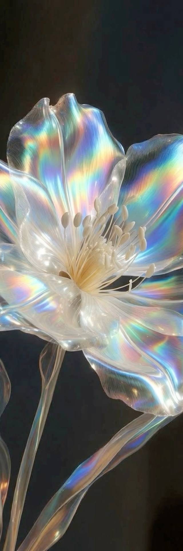 Glass Petals wallpaper artwork