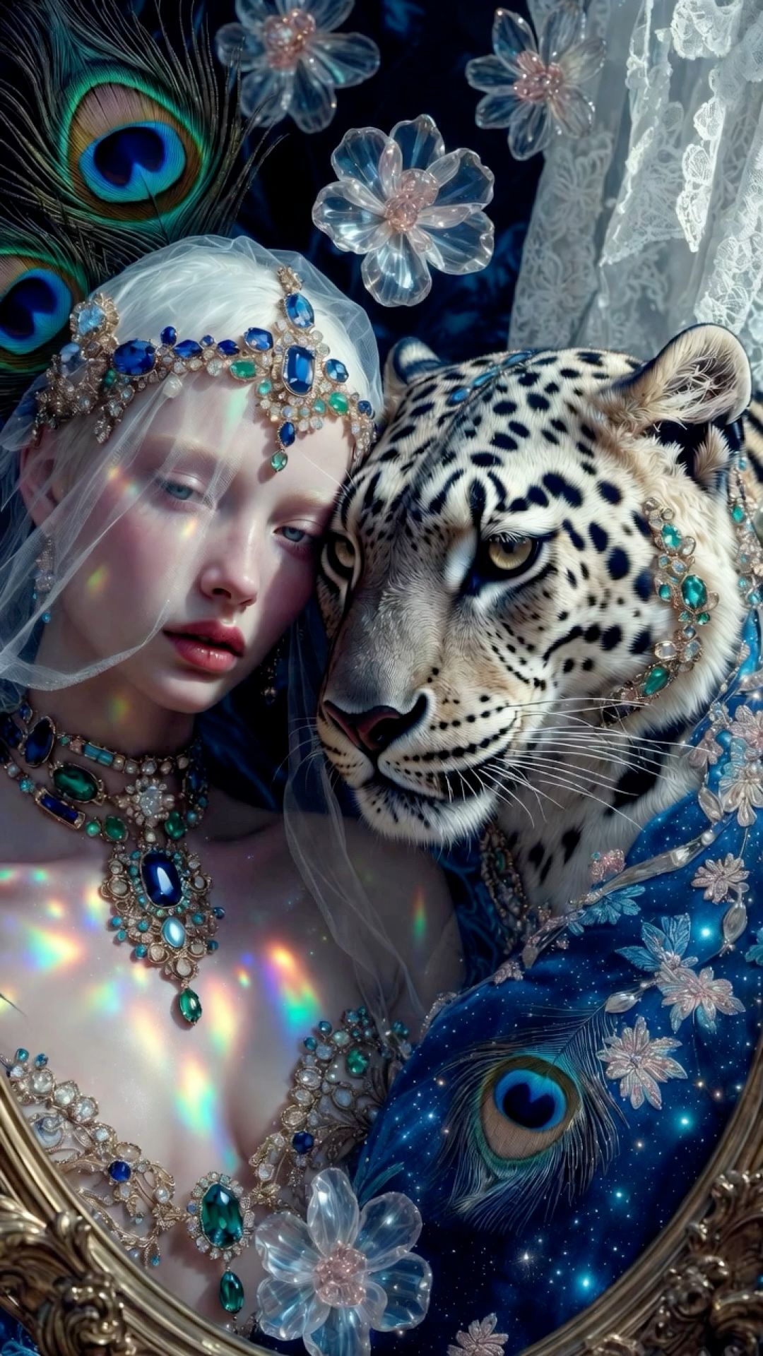 Leopard Crown wallpaper artwork