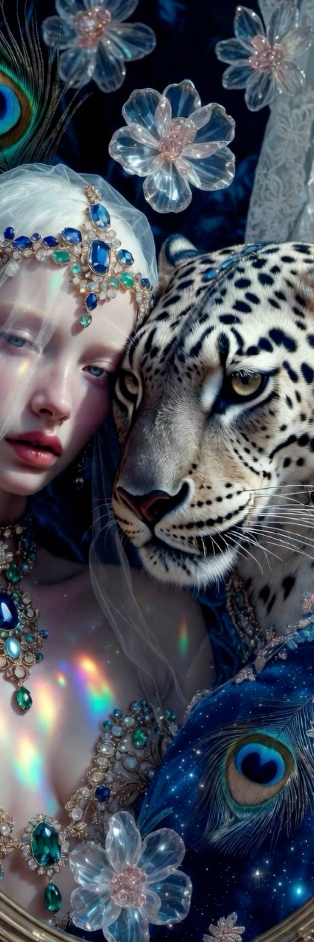 Leopard Crown wallpaper artwork