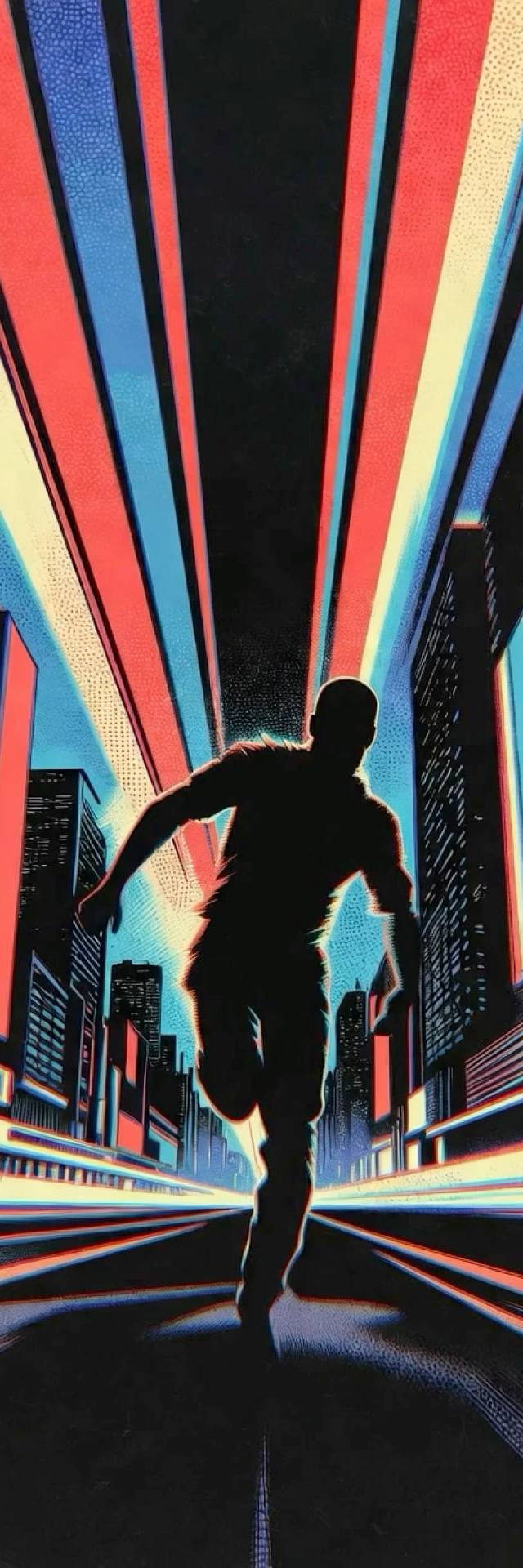 Stripe Sprint wallpaper artwork