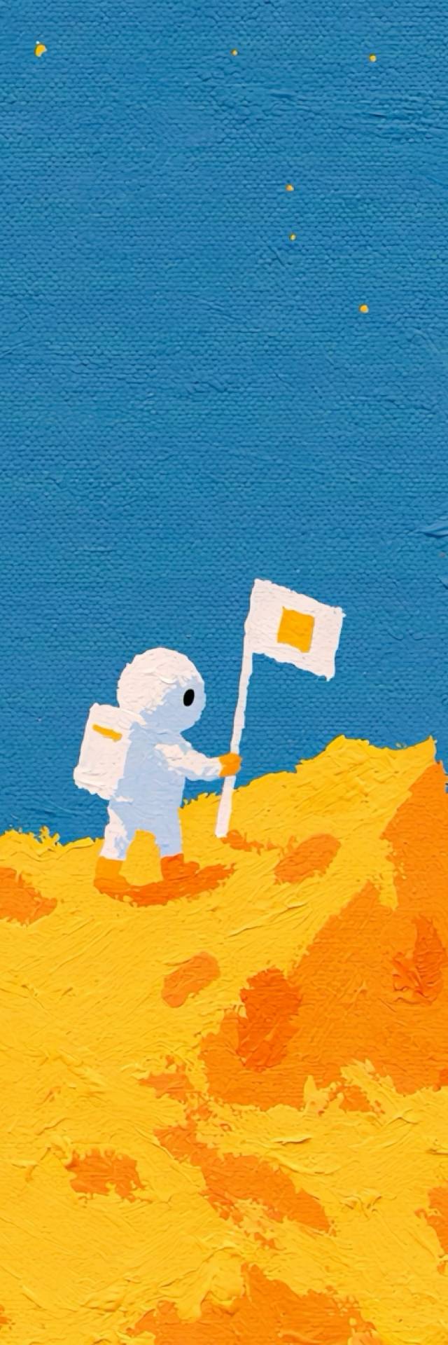 Starlit Astronaut wallpaper artwork