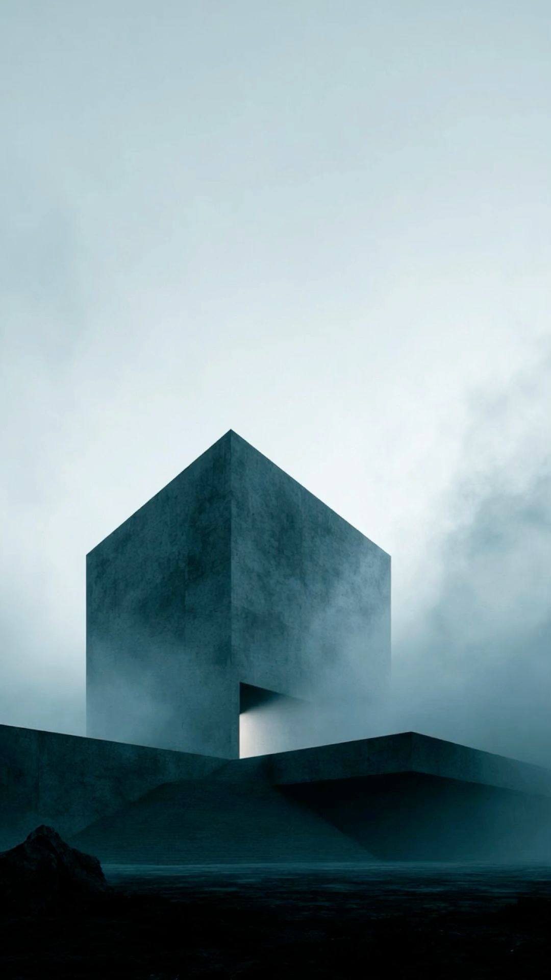Door in the Block wallpaper artwork